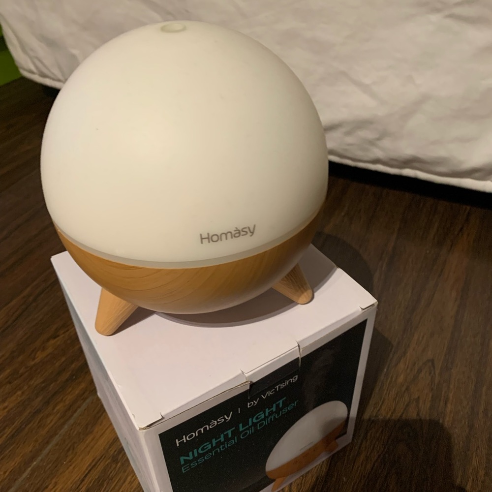 Aromatherapy ultrasonic diffuser led light color changing 420ml